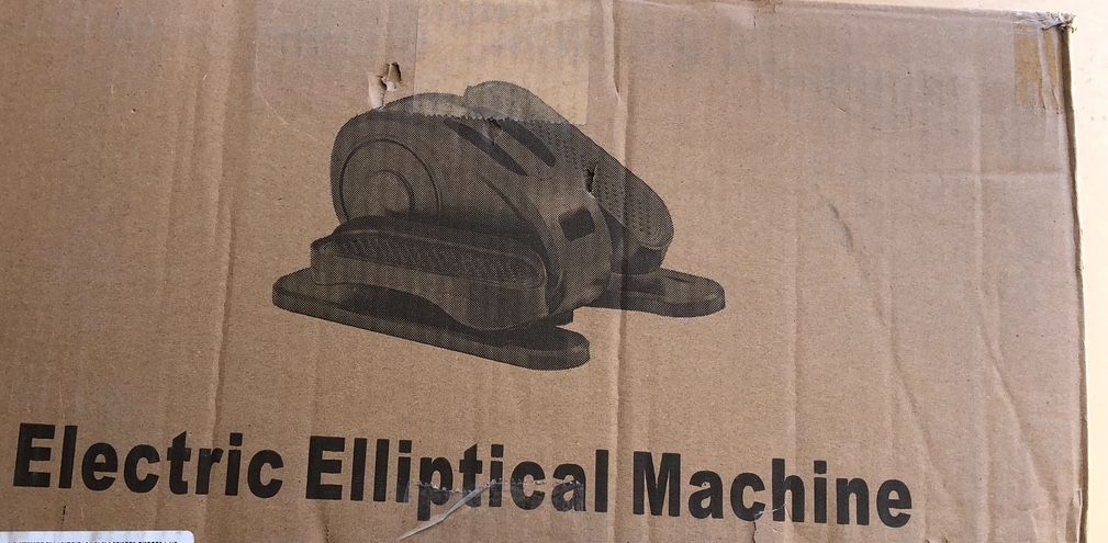 electric elliptical machine - Under Desk In box