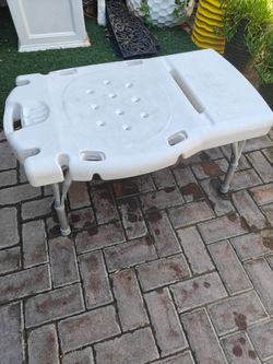 medical-grade transfer bench or shower chair. Bariatric