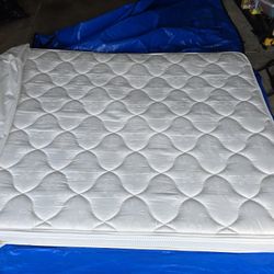 Queen Mattress + Metal Bedframe