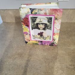 Photo Album With A Floral Design
