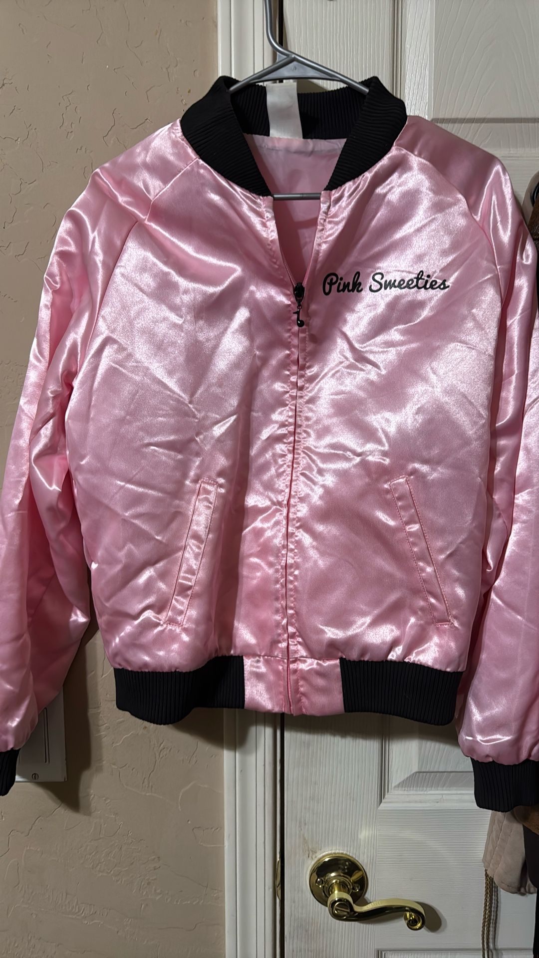 Grease Jacket Halloween Costume/Pink Ladies Halloween Costume Size Medium