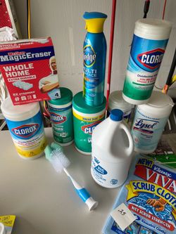 Wipes/Disinfecting;RugShampoo;DishBrush;KleenexVivaCloths;MagicErasers-ALL NEW!
