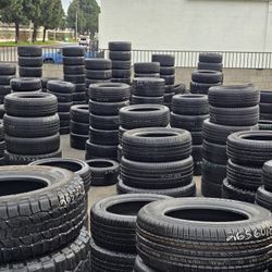 165/R15, 225/75/15, 205/75/14, 205/75/15, 215/75/14, 215/85/16, 225/75/16, 225/90/16, 235/80/16, 235/80/17, 225/65/17, 265/65/17, 265/60/18, 235/65/18