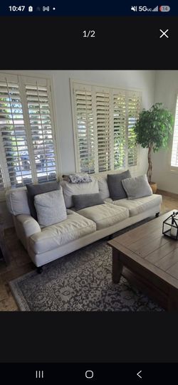 White couch