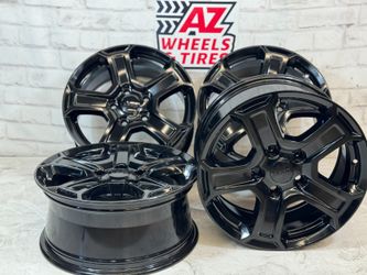 17" Jeep OEM Wheels Grand Cherokee Wrangler Dodge Durango Black 5x127 17x7.5