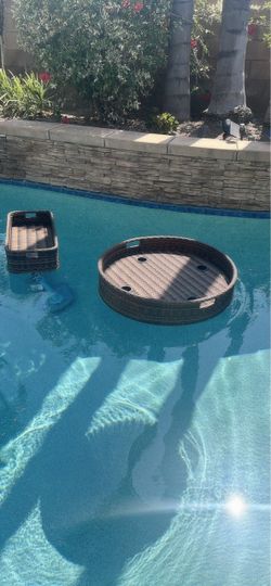 Floating Pool Serving Trays / Drink & Charcuterie Trays – Set of 2 – $50 OBO