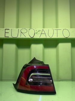 2017 2018 2019 2020 2021 2022 2023 TESLA MODEL 3  Left Driver Side Quarter Panel / Outer Tail Light OEM