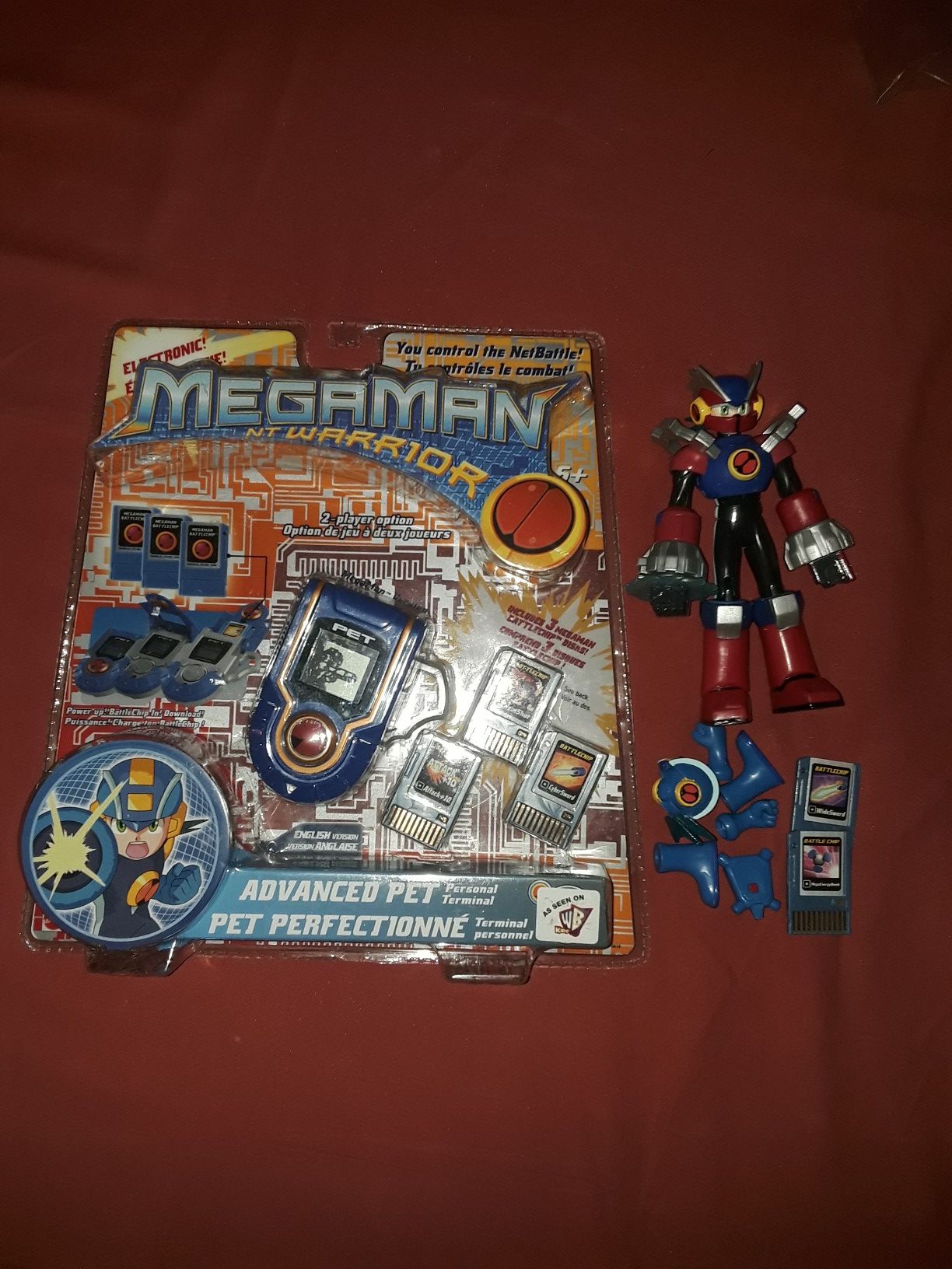 Megaman Nt warrior advanced pet and armor swap figure