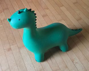 Dinosaur bounce toy