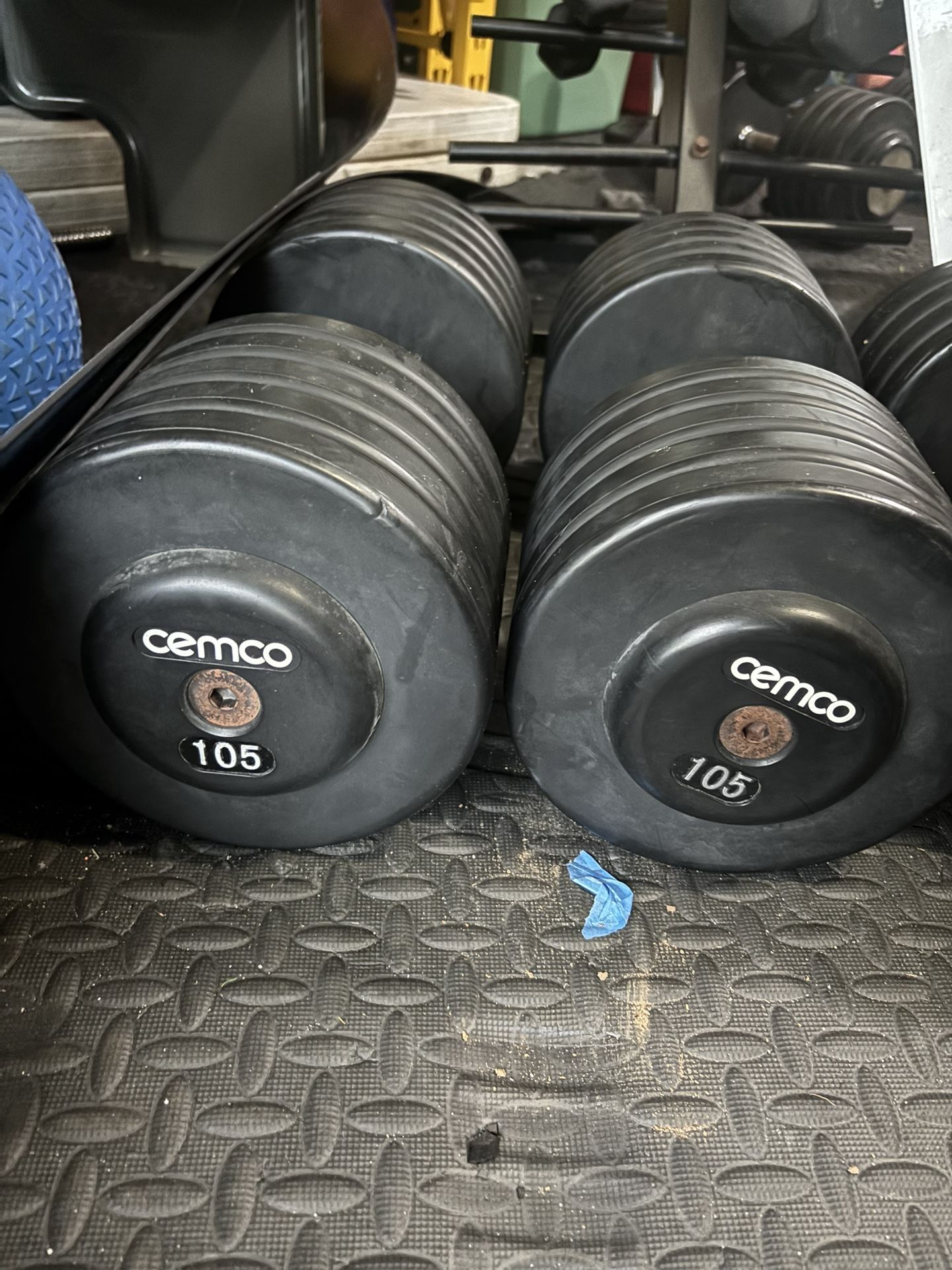 105 Pound Dumbbells