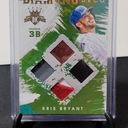 2016 Diamond Kings Deco Green Kris Bryant Ssp /5