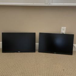 Two ASUS 23.8” Monitors (VA24EHE) 75 Hz (1920x1080)