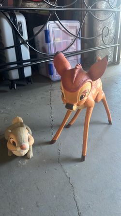 Disney characters life-size Bambi