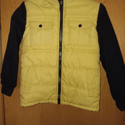 Boys Size Medium 10/12, ROX hooded Winter Coat 