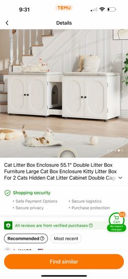 FREE double cat litter cabinet wood pieces ONLY not assembled