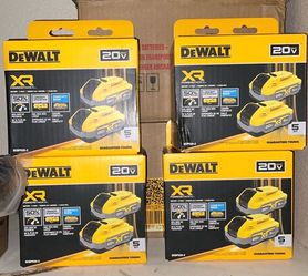 DeWALT Powerstack Battery 2 PK DCBP520-2 Lith-Ion 5.0Ah