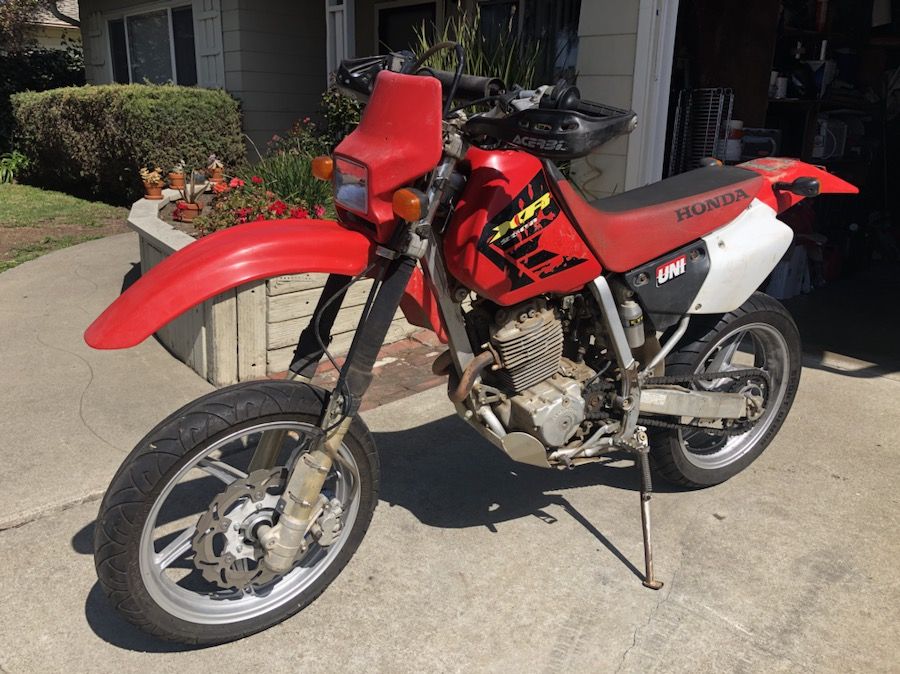 2002 Honda XR250 street legal dirt bike supermoto