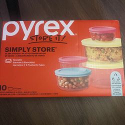 Pyrex Glass Storage