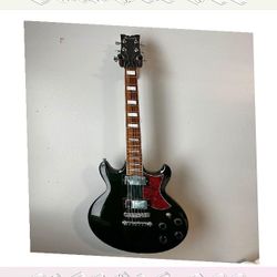 Electric Guitar Rock Hard with Superior Sound Technology vote behind