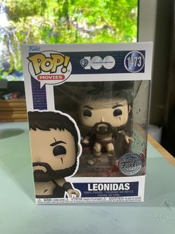 Funko Pop Movies 300 #1473 Leonidas Blood Splatter Amazon Exclusive Limited Edition