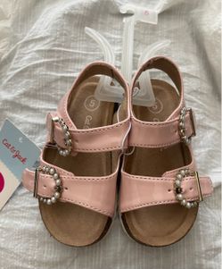 Cat & Jack Girls Pink Sandals Size 5