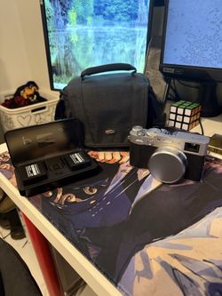 Fujifilm X100V Digital Camera with Case and Extra Batteries 1800 or best offer