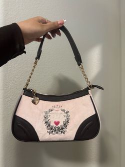 Juicy Couture Heritage pink and brown purse