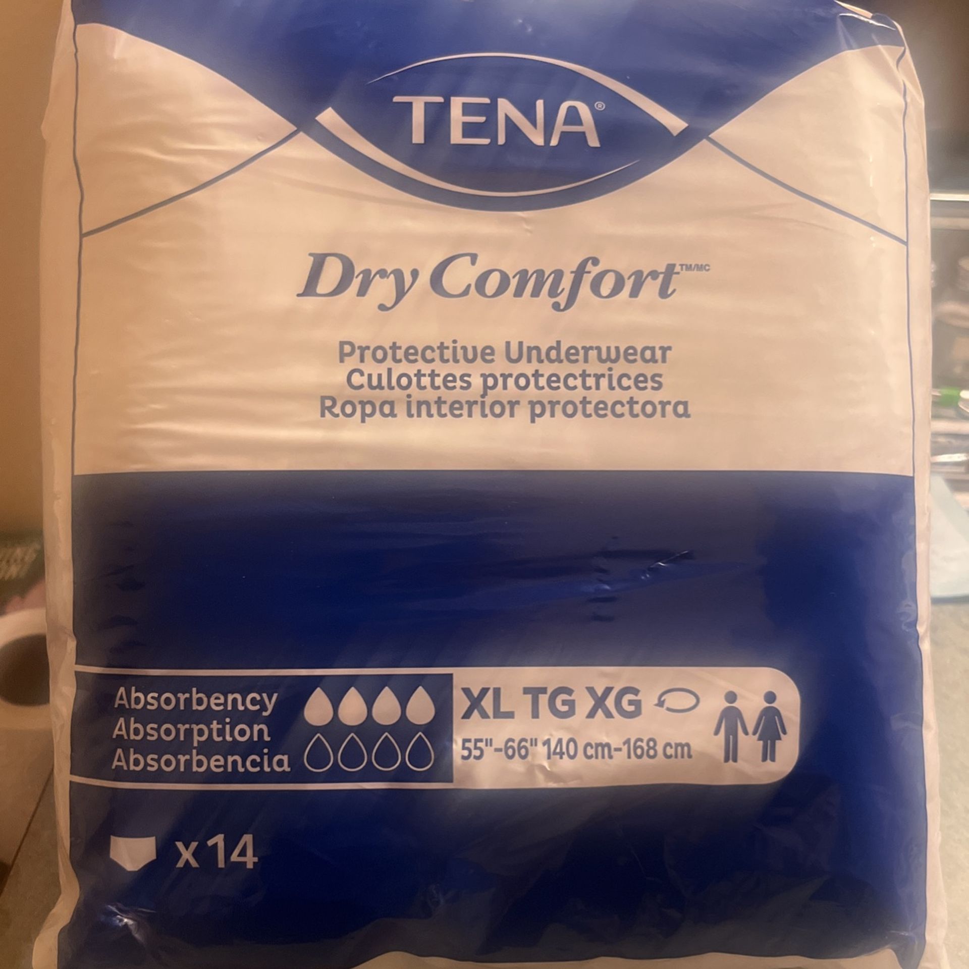 Men’s And Women’s Briefs-New Unopened 14 Count Packs.