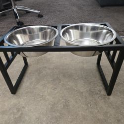 Dog Feeder With Bowls