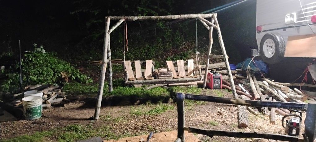 Home Made Yard Swing