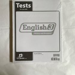 English three writing in grammar, second edition BJU press