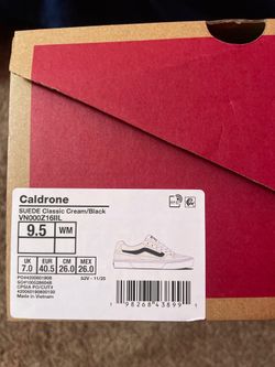 suede classic cream/black vans