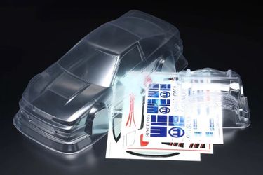 Yokomo Oginoya Nissan Sileighty Sayaka SP Drift Body w/Light Decal & Decals (Clear)