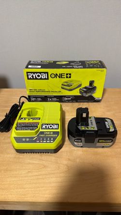 RYOBI ONE+ 18V Starter Kit with 4.0 Ah Battery and Charger