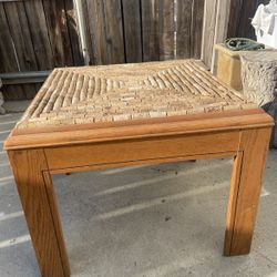 Wine Cork Side Table