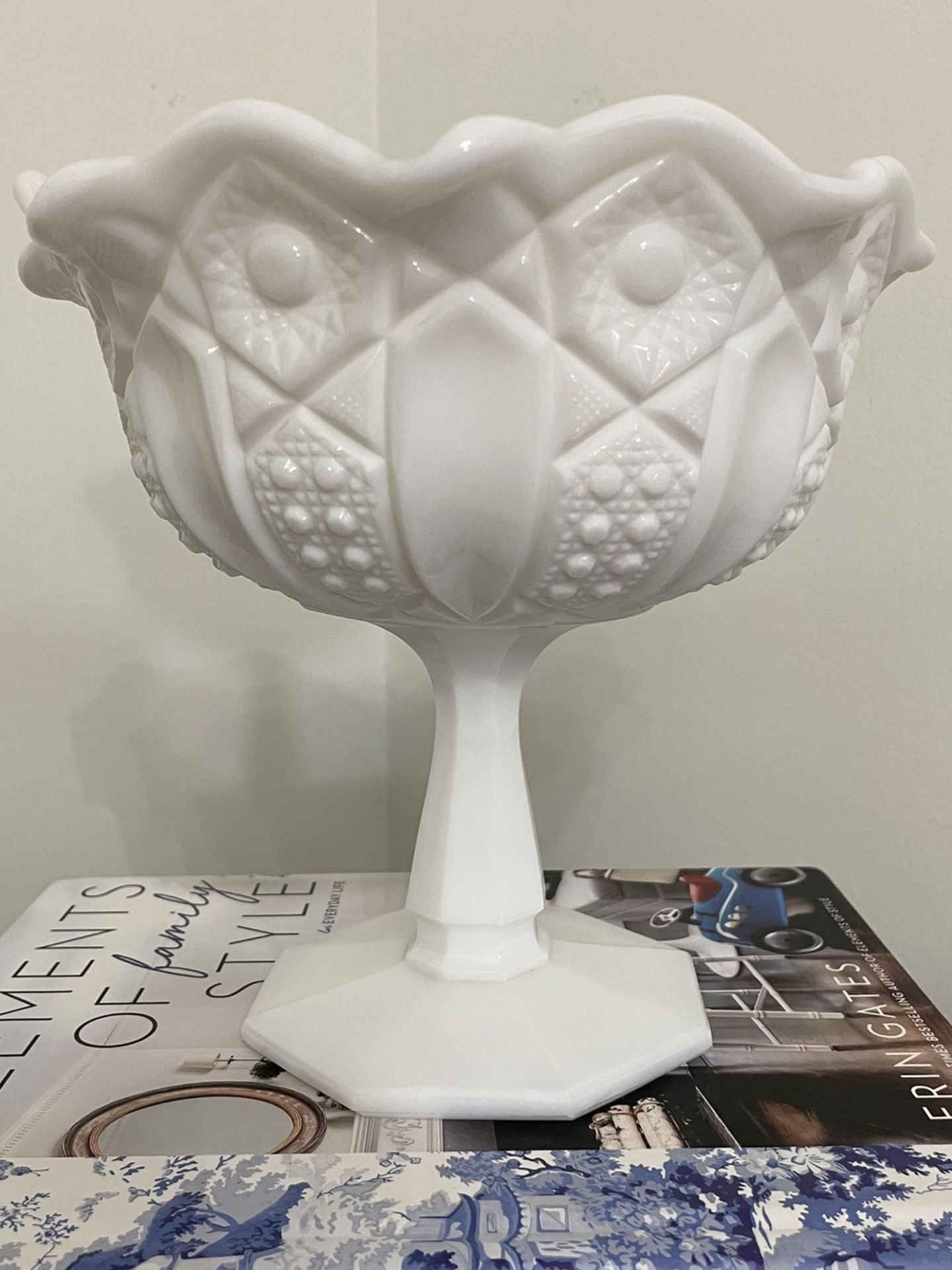 Westmoreland Milk Glass Candy Dish