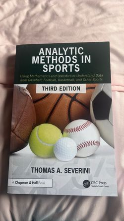 Analytic Methods in Sports Third Edition