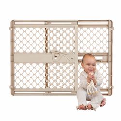Details Features Bid History Toddleroo By North States - Supergate Ergo Baby Gate: Plastic Baby Gate For Stairs & Doorways - Adjustable Indoor Safety