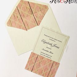 25 Invitations and Matching Envelopes: 5.33” x 8.33”. New.