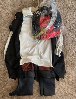 Pirate Halloween Costume Set with hat and accessories