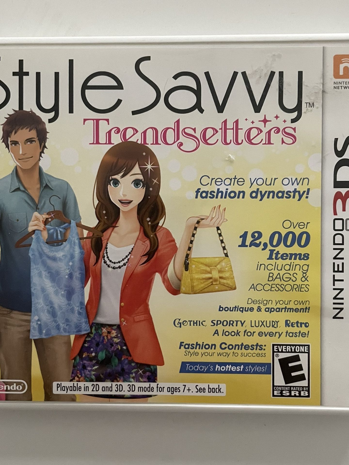 Style Savvy Trendsetters 3DS Game