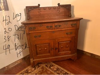 Antique wood dresser to fill with memories