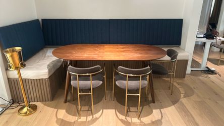 71 inch oval wood table