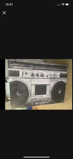 30x40 Boombox/Radio canvas