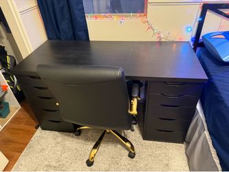 Black desk for sale