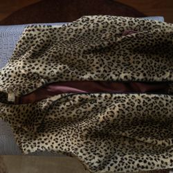 Cheetah Print Vest, Unknown Size That Will Fit A Medium