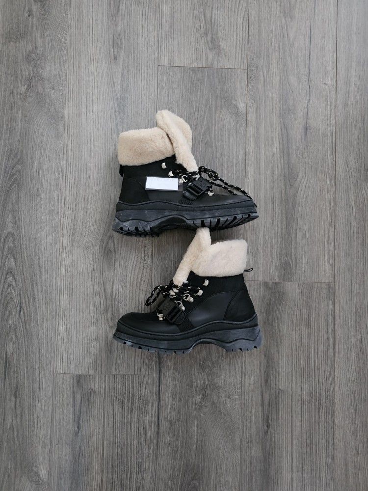 Ted Baker London Faux Fur Boots Womens Size 10