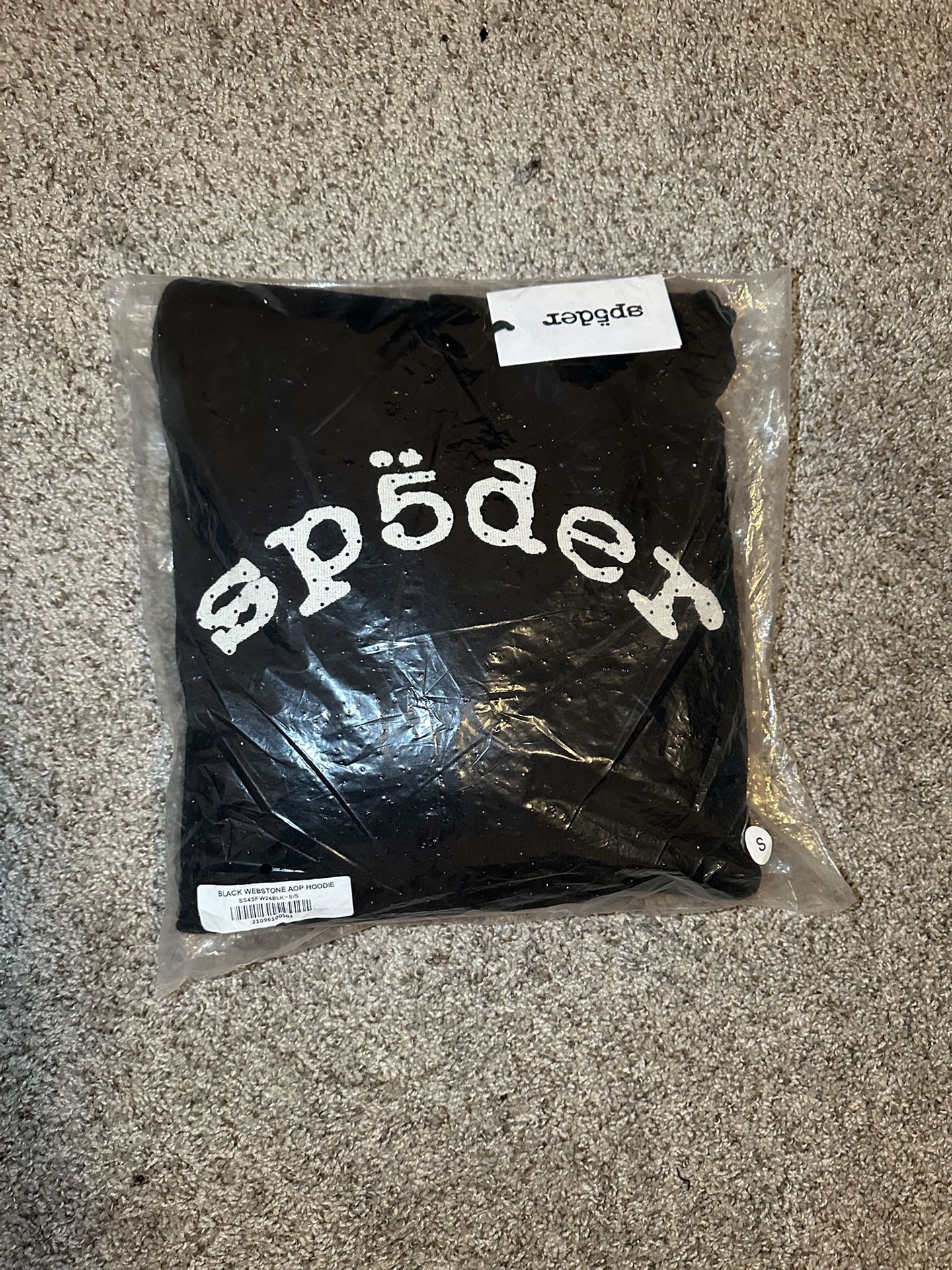 Black VVS Sp5der Hoodie