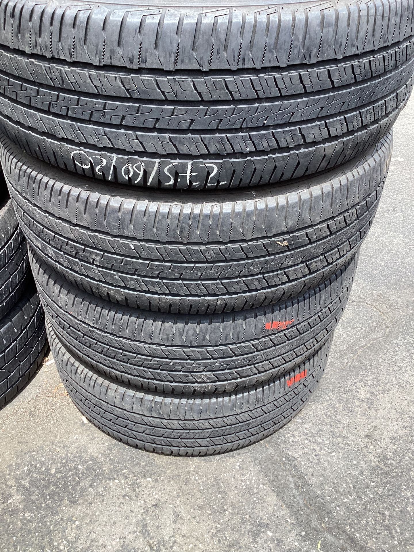 275-60-20 Used Tires 276/60/20 Llantas Usadas 