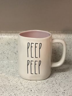 RAE DUNN PEEP PINK MUG